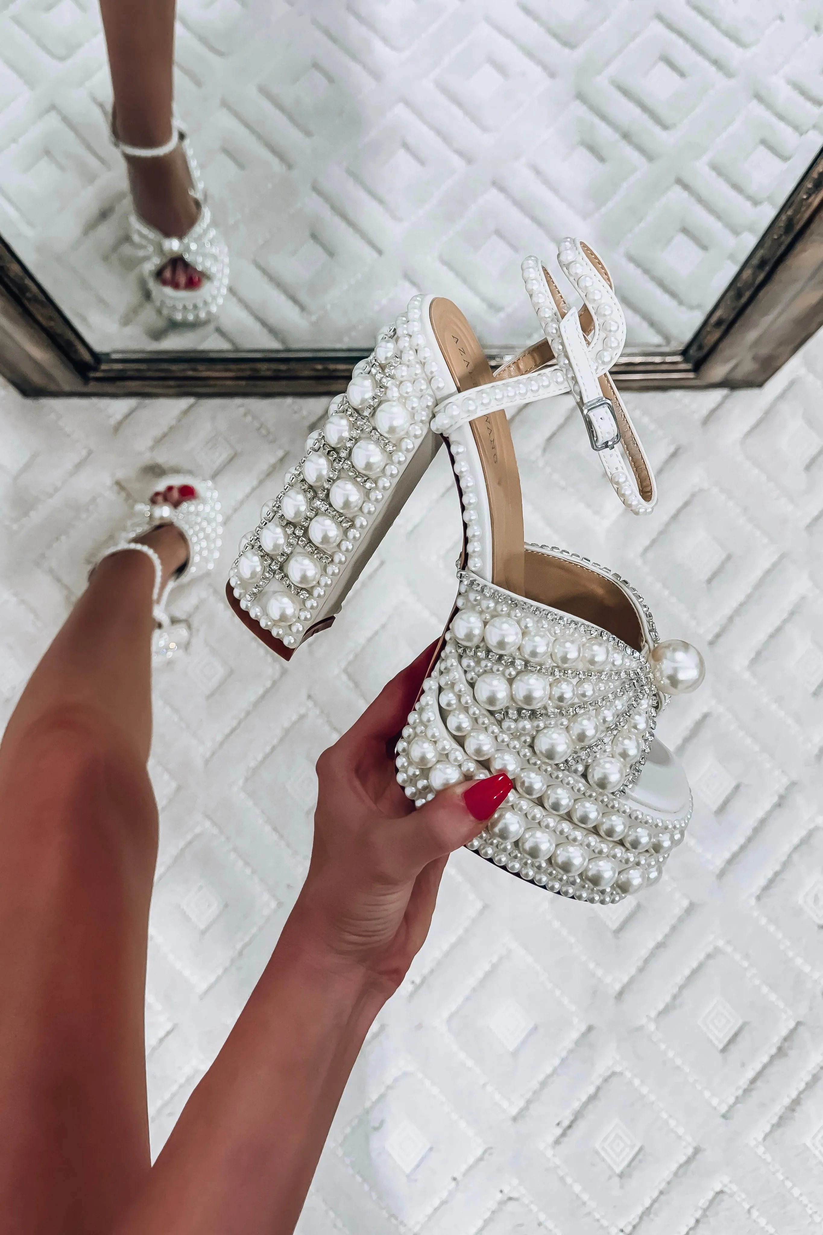 Astella Pearl Platform Heels