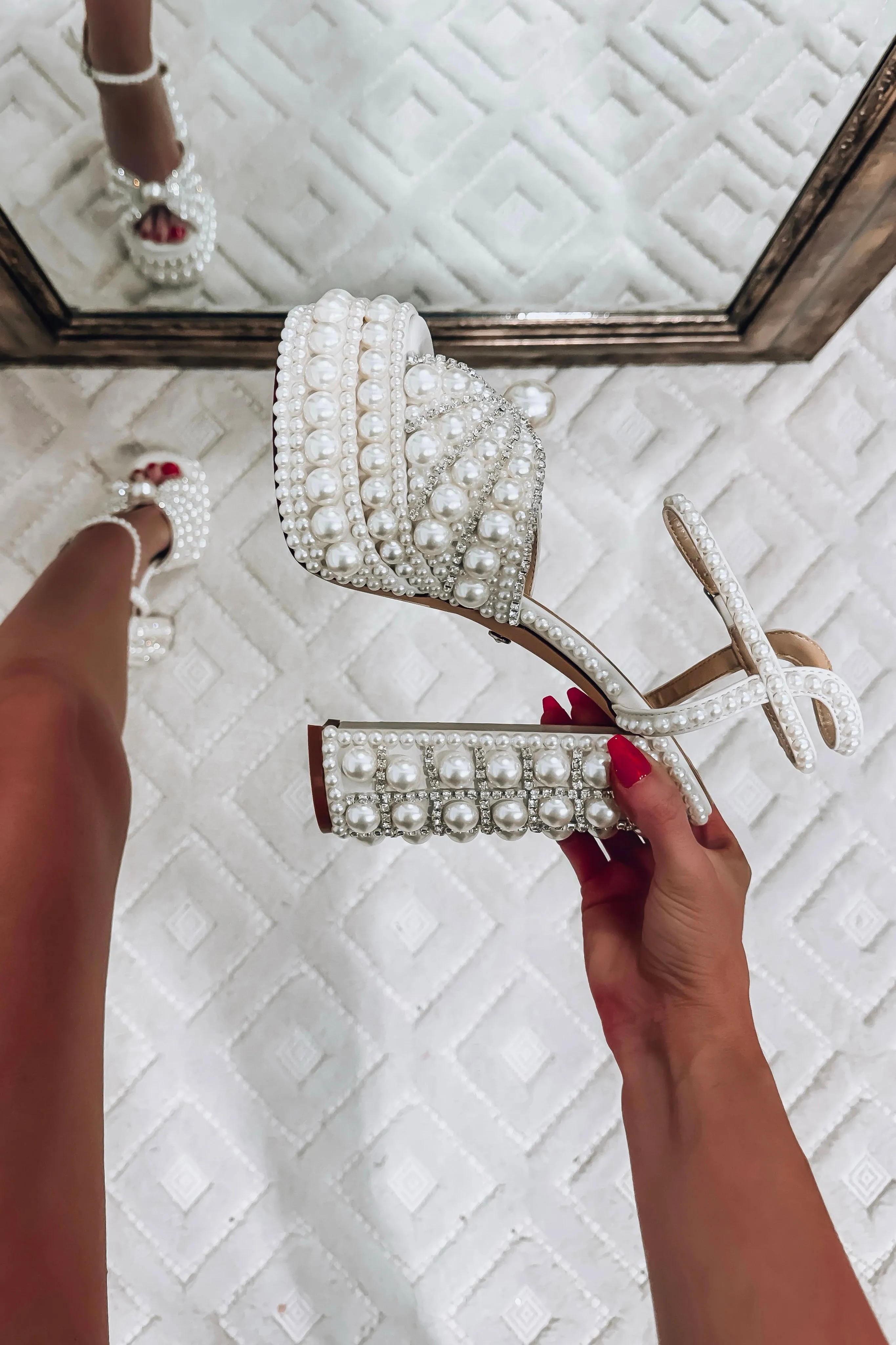 Astella Pearl Platform Heels