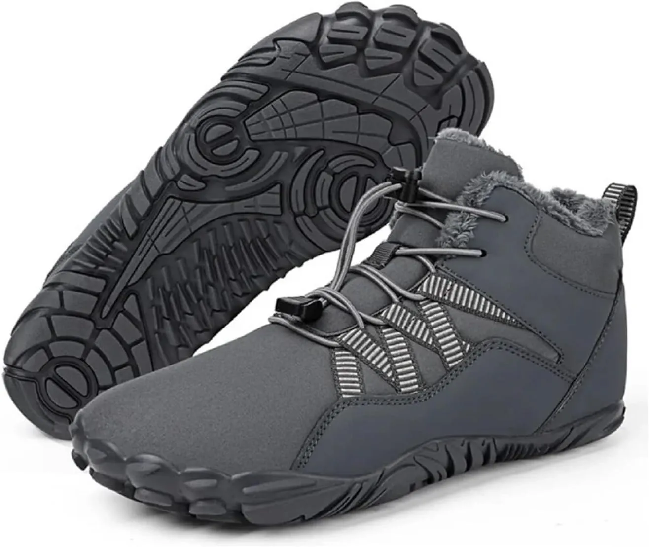 Carter Elite HF Non - Slip, Flexible Winter Barefoot Boots, Wide Toe Box, Lightweight Minimalist Zero Drop Sole, Breathable Upper Material Unisex