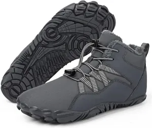 Carter Elite HF Non - Slip, Flexible Winter Barefoot Boots, Wide Toe Box, Lightweight Minimalist Zero Drop Sole, Breathable Upper Material Unisex