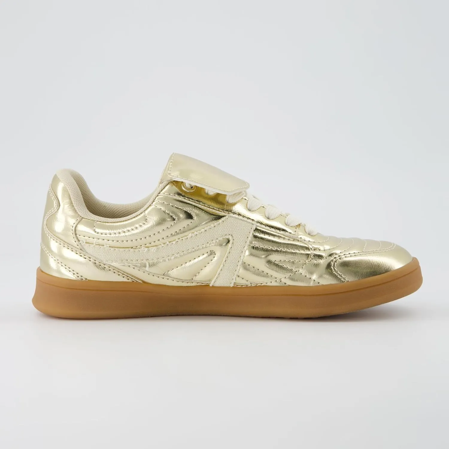 CUSHIONAIRE Women's Astro Retro Sneaker, Lace-Up Design  Memory Foam, Wide Widths Available