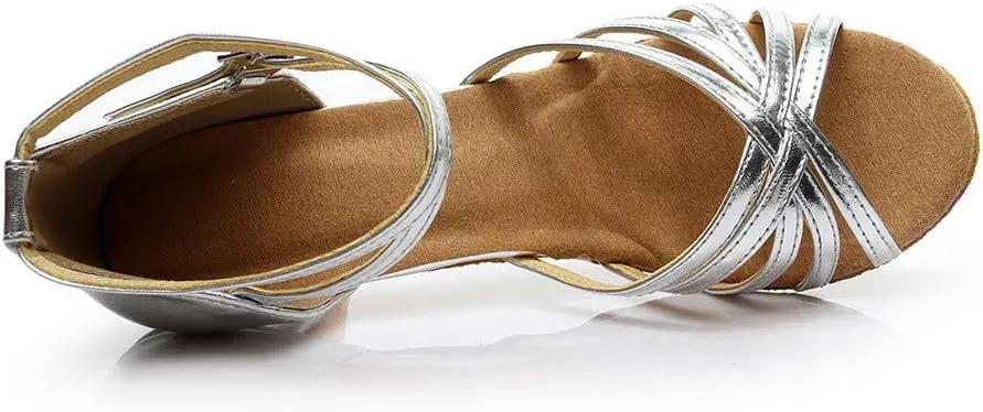 Fashion Latin Dancing Shoes Women Ballroom Dance Sandals Prom Women's Dress Sandals