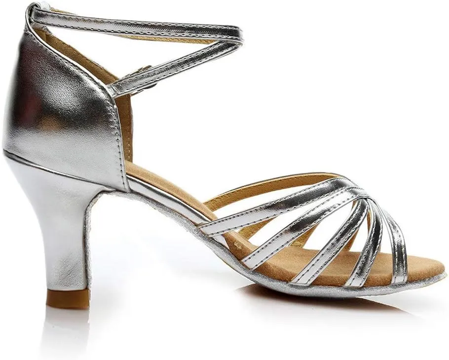 Fashion Latin Dancing Shoes Women Ballroom Dance Sandals Prom Women's Dress Sandals
