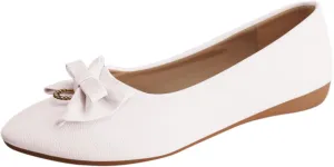 Flat Shoes for Women Dressy Work Shoes Ballet Flats Comfortable Slip On Loafers Round Toe Office Shoe Flat Dress Shoe