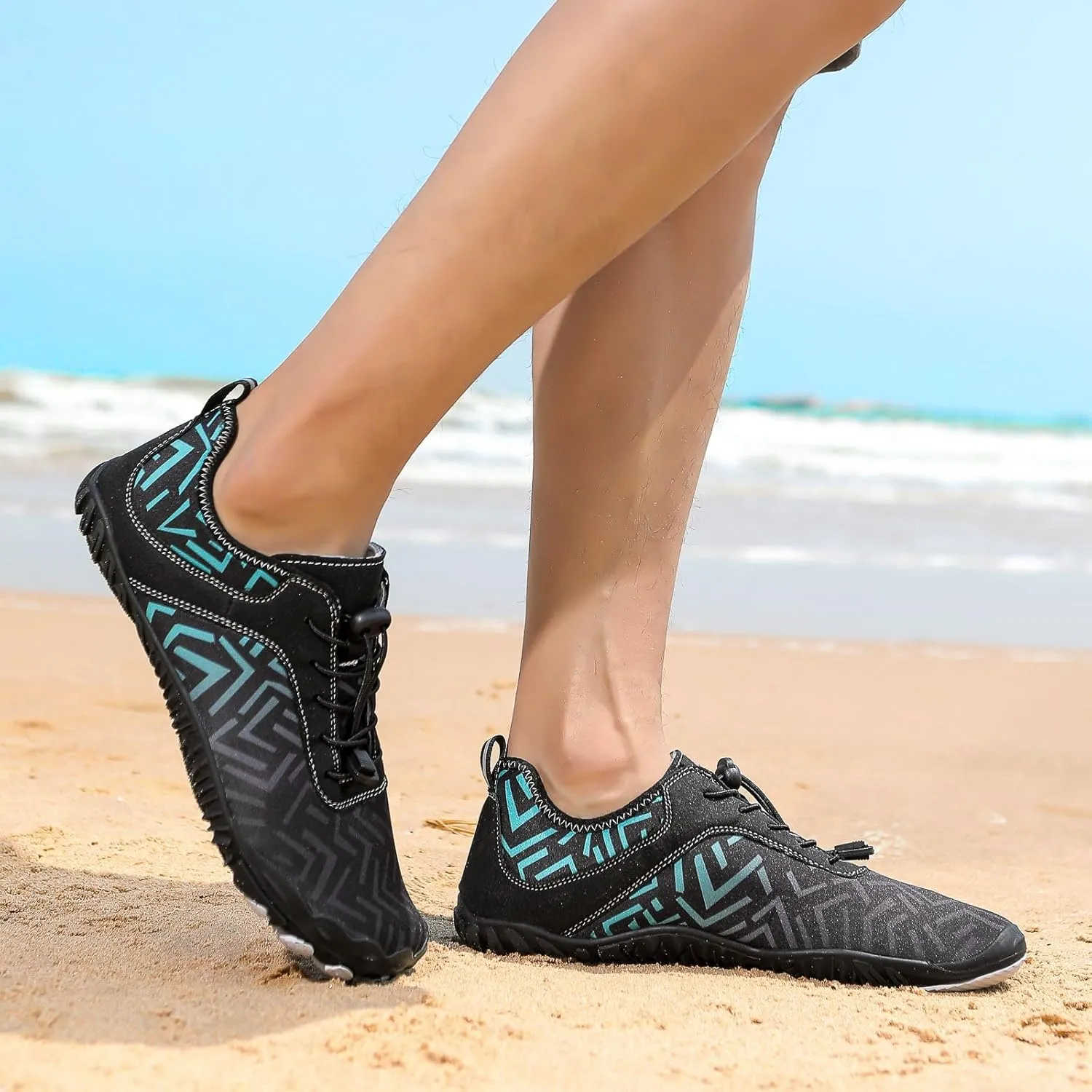Grounded Footwear Barefoot Shoes for Balance and Neuropathy Women Pro Barefoot Shoes with Wide Toe Box Healthy&Non-Slip Waterproof Outdoor Unisex Water Pro Beach Shoe Sneakers Diabetic Shoe