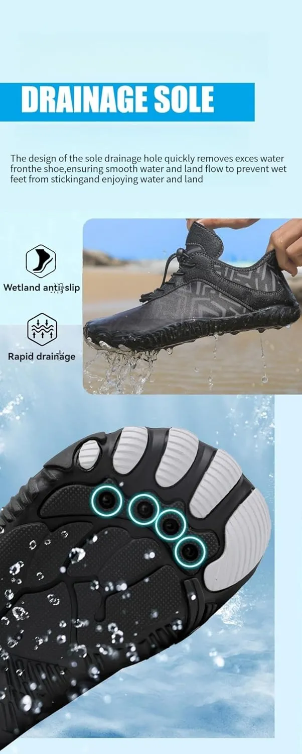 Grounded Footwear Barefoot Shoes for Balance and Neuropathy Women Pro Barefoot Shoes with Wide Toe Box Healthy&Non-Slip Waterproof Outdoor Unisex Water Pro Beach Shoe Sneakers Diabetic Shoe
