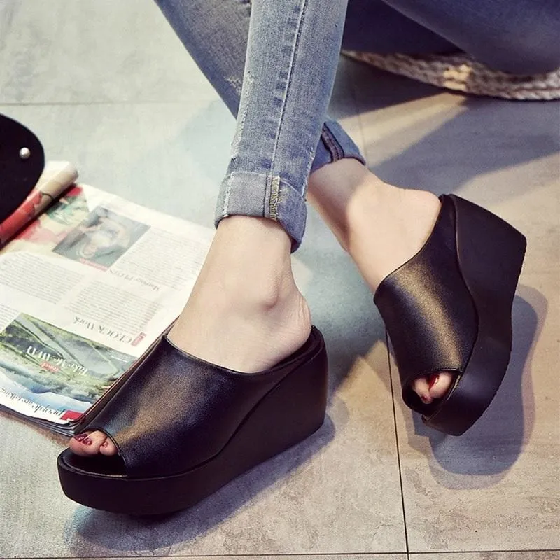 High Heeled Sandals Black