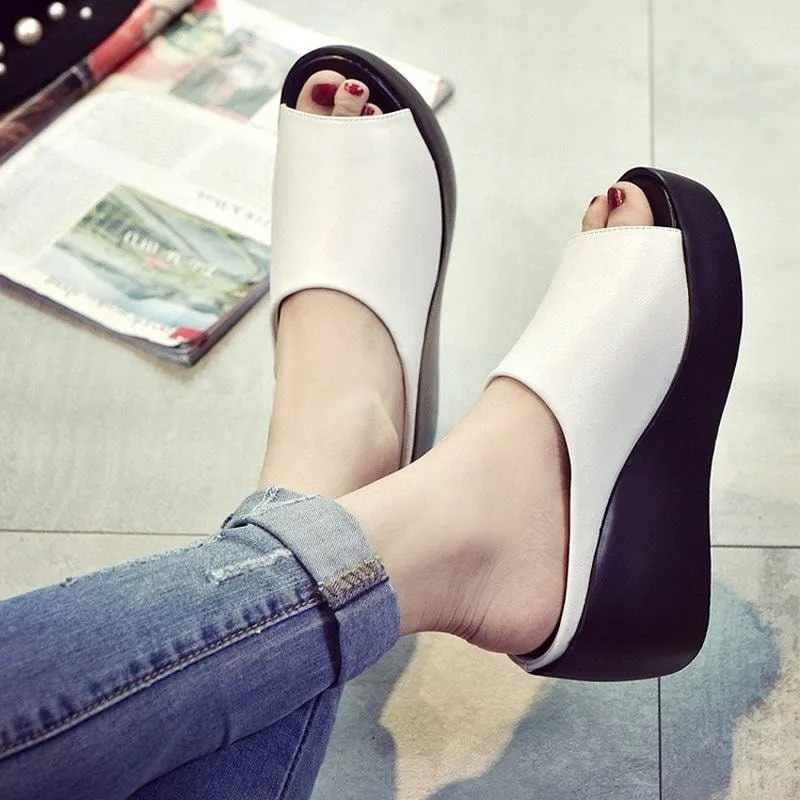 High Heeled Sandals Black