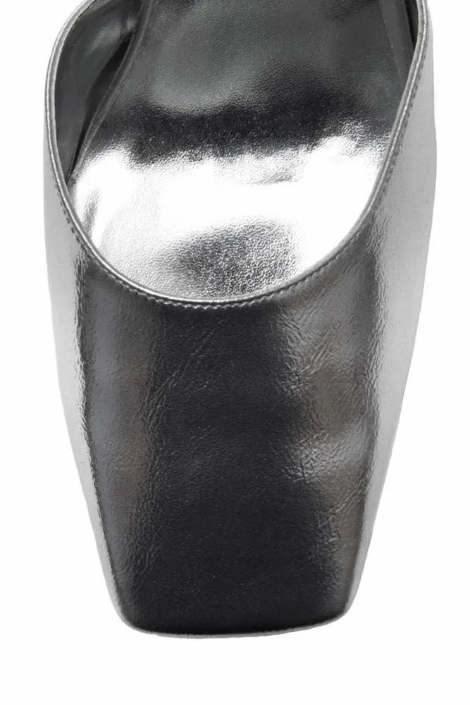 Jeffrey Campbell  Women's Ovr_N_Out Silver M