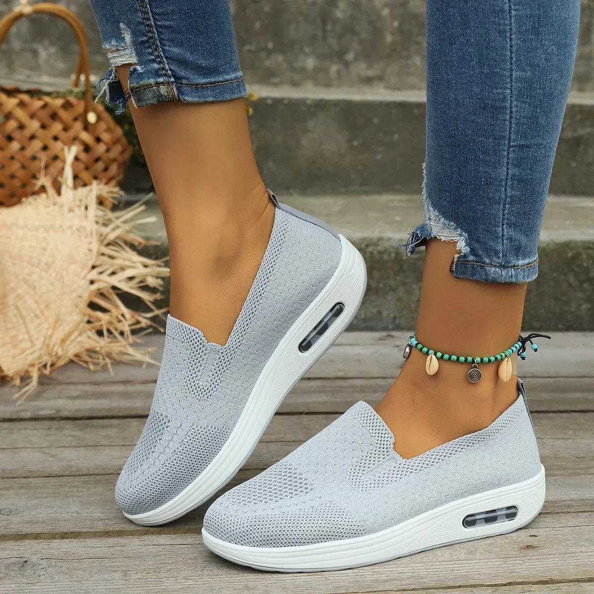 Jillian - Platform Mesh Sneakers