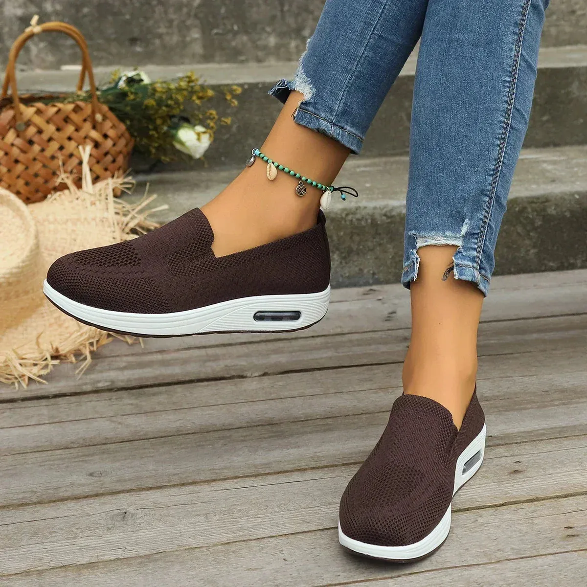 Jillian - Platform Mesh Sneakers