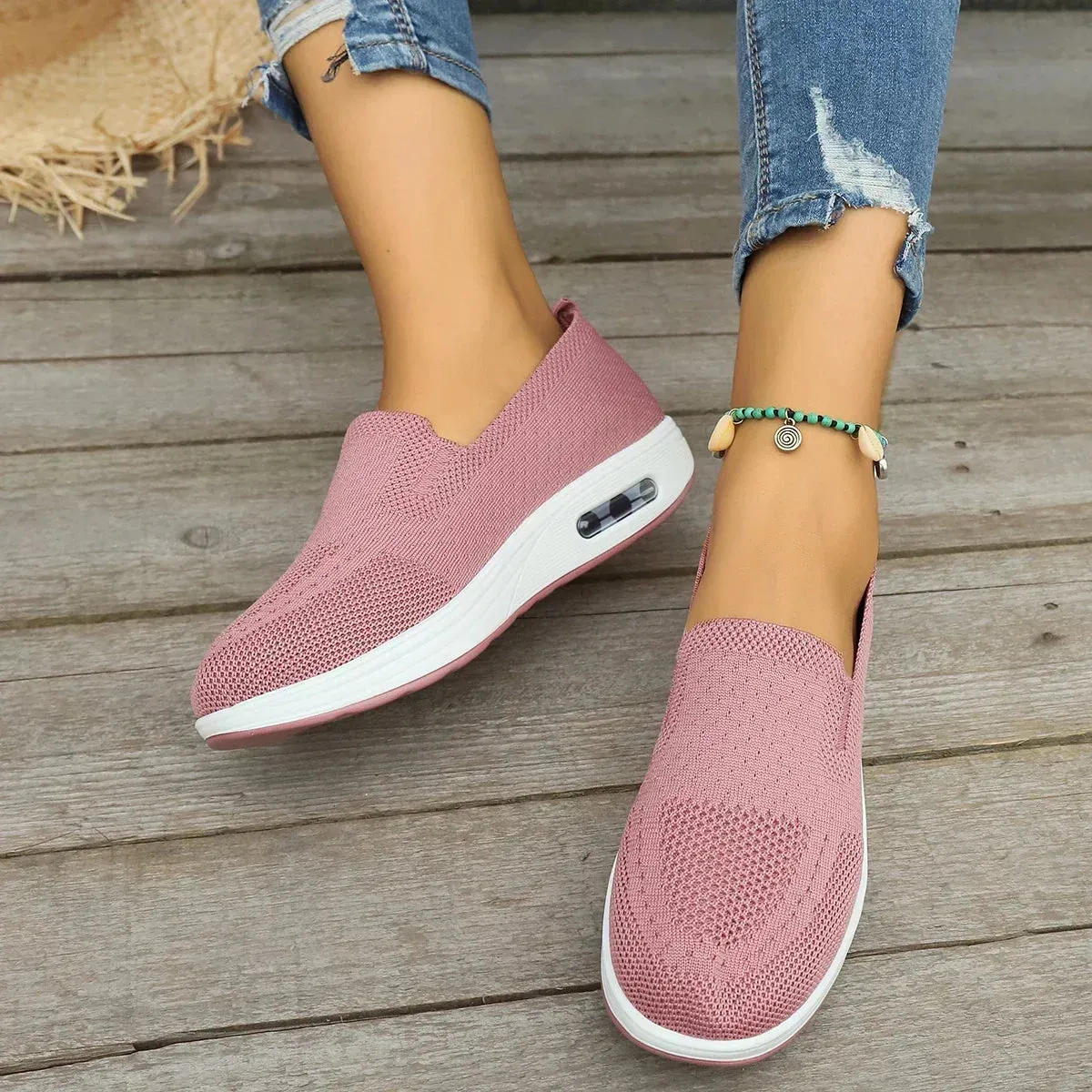 Jillian - Platform Mesh Sneakers
