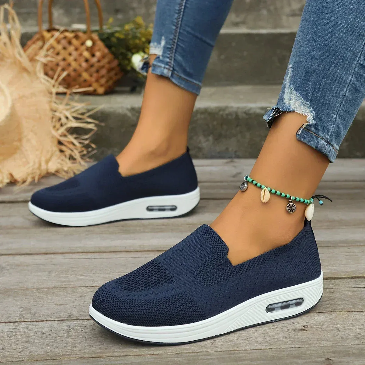 Jillian - Platform Mesh Sneakers