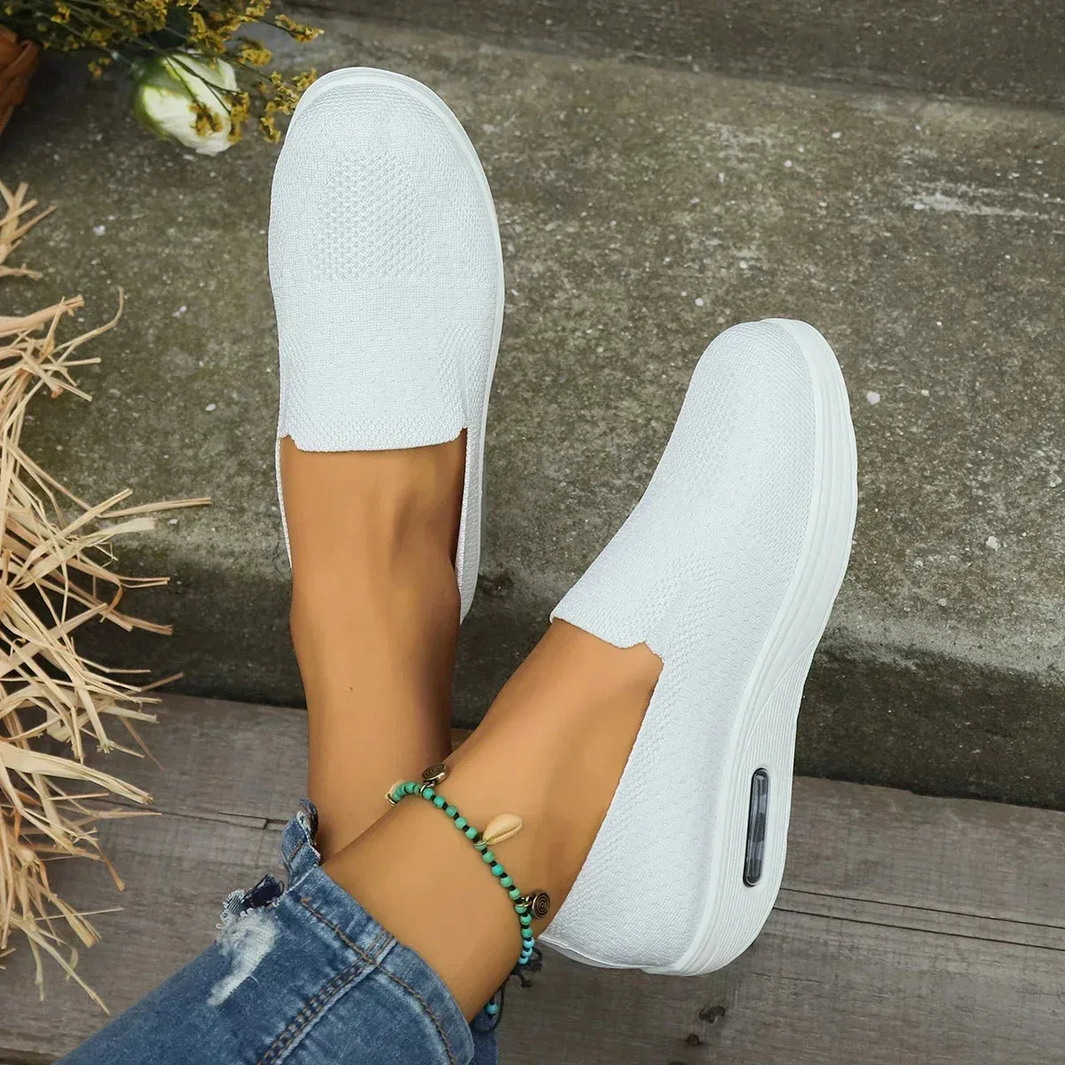 Jillian - Platform Mesh Sneakers