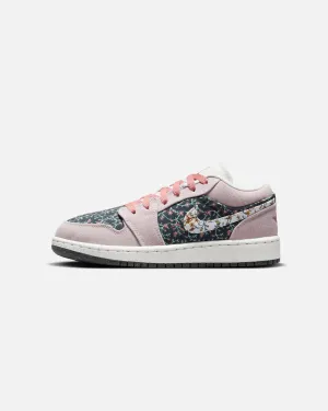 Jordan Kids' Air Jordan 1 Low SE "Floral" (GS) Platinum Violet