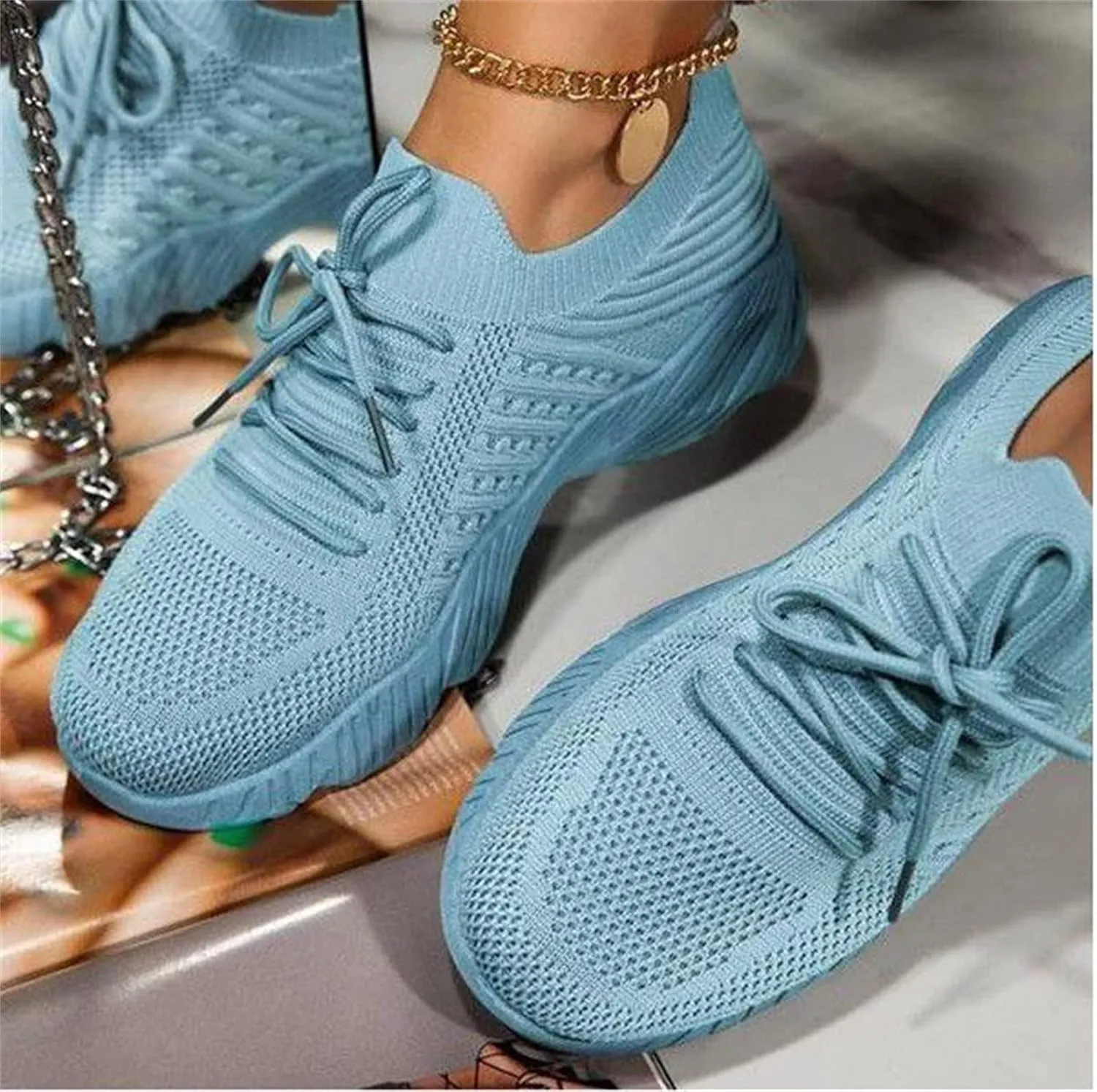 Ladmiple Tennis Shoes Womens Walking Running Athletic Shoes Slip On Casual Mesh-Comfortable Lightweight Workout Sneakers 2025