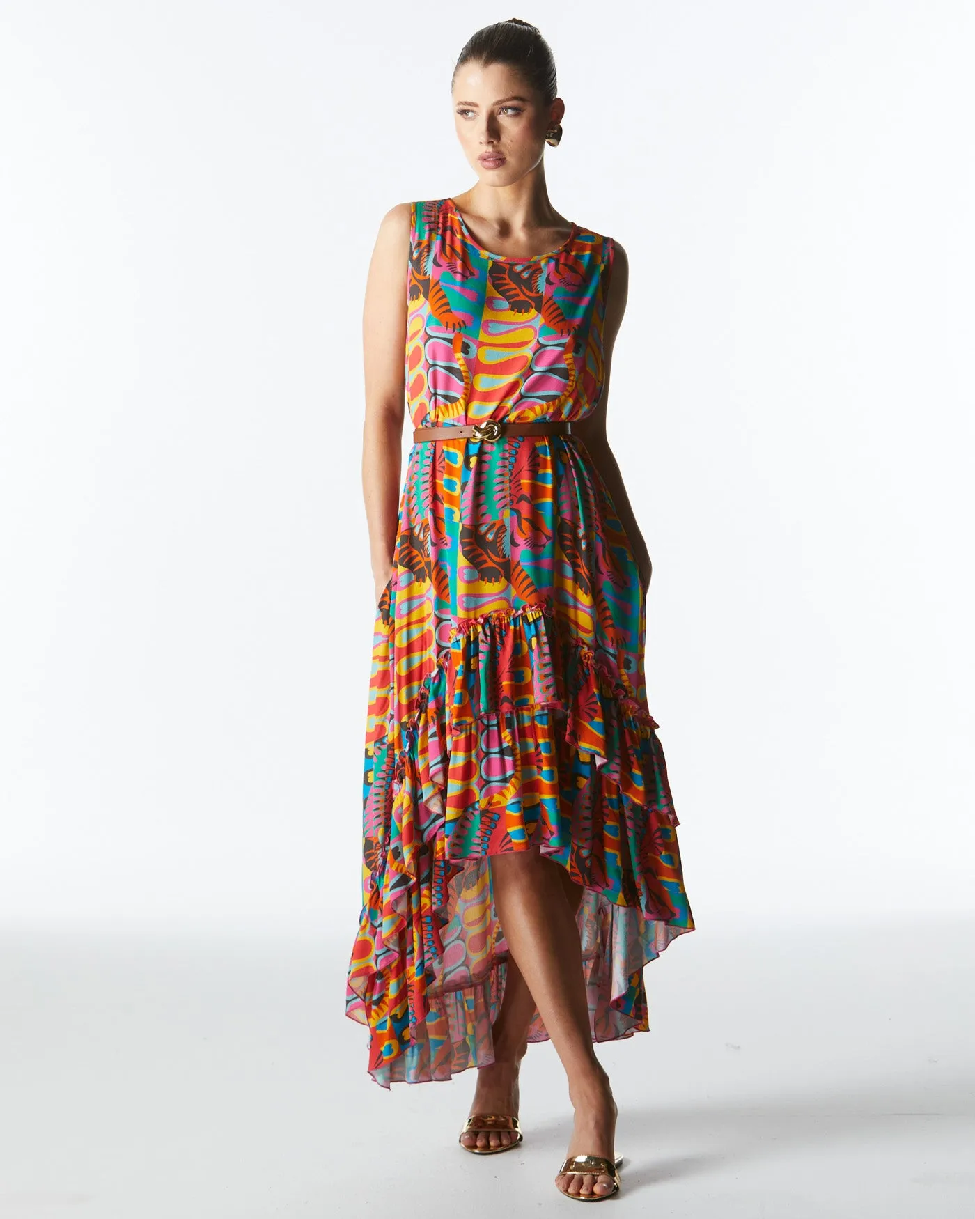 Lady Godiva Ruffle Dress
