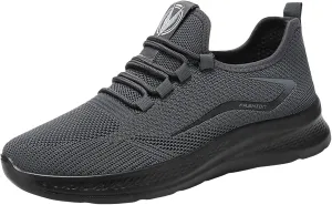 Men's Lace Up Memory Foam Sneakers Lace Up Lightweight Breathable Fashion Sneaker Men's Comfortable Dress Shoes