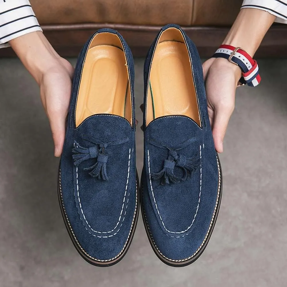 Men's Oxford Leather Dress Shoes Genuine Leather Shoes Comfort Loafers