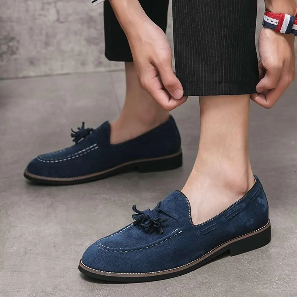 Men's Oxford Leather Dress Shoes Genuine Leather Shoes Comfort Loafers
