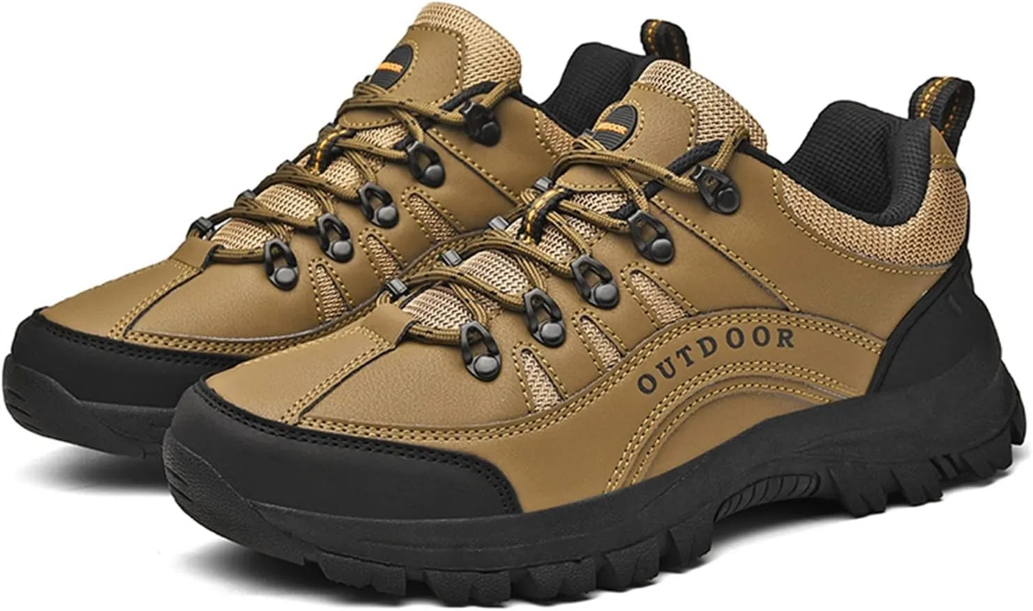 Mens Slip On Hiking Shoes Non Slip Tennis Running Shoes Outdoor Lightweight Breathable Comfortable Workout Sneakers