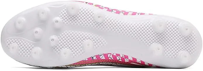 Men's Soccer Cleats Outdoor Indoor AG/FG/TF Professional Football Shoes Low-Top Non-Slip Lightweight Breathable Youth Boys Athletic Training Sneakers