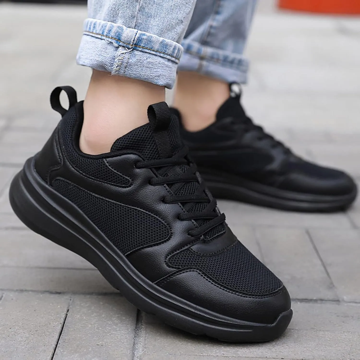 Non Slip Comfortable Fashion Sneakers for Women Lightweight Slip on Walking Running Shoes Jogger Running Shoe