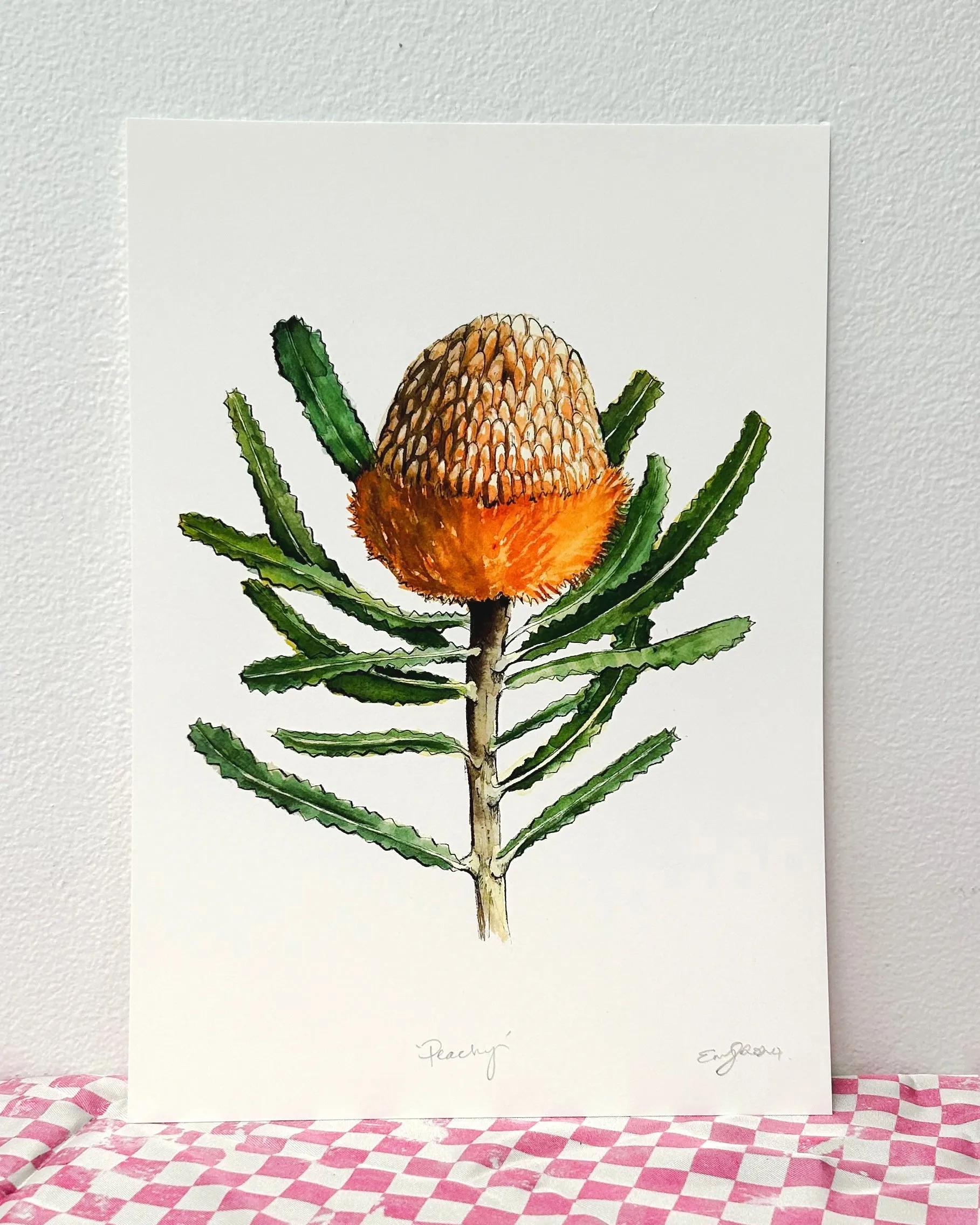 Peachy Giclée Print