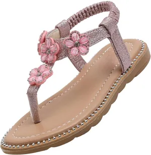 Sandals Shoe for Big Kid Summer Children's Princess Shoes Baby Medium And Large Children's Soft Sole Fashionable Beach Sandals