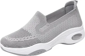 Slip On Sneakers Women Running Shoes Lightweight Tennis Shoes Non Slip Workout Shoes Breathable Walking Womens Sneakers