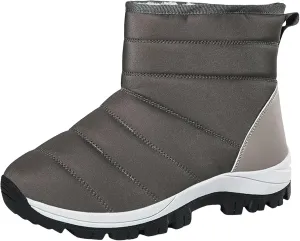 Snow Boots for Women Waterproof Winter Boots Non Slip Fuzzy Fur Booties Casual Slip on Ankle Boots Outdoor Sneakers Winter Shoes