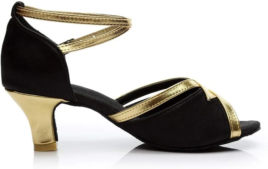 Solid Shoes Dance Prom Fashion Women's Sandals Latin Ballroom Women's Sandals for Walking Shoes