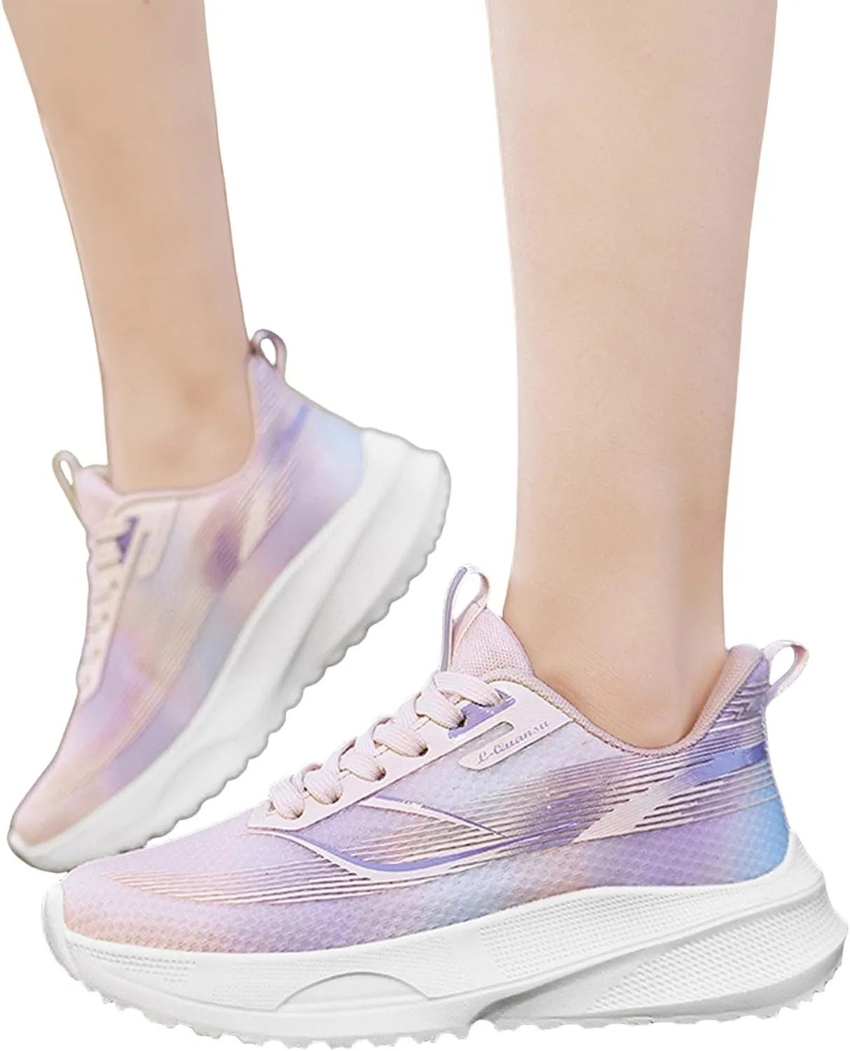 Walking Tennis Shoes for Women Comfortable Breathable Mesh Non Slip Sneakers Casual Lightweight Running Workout Shoes