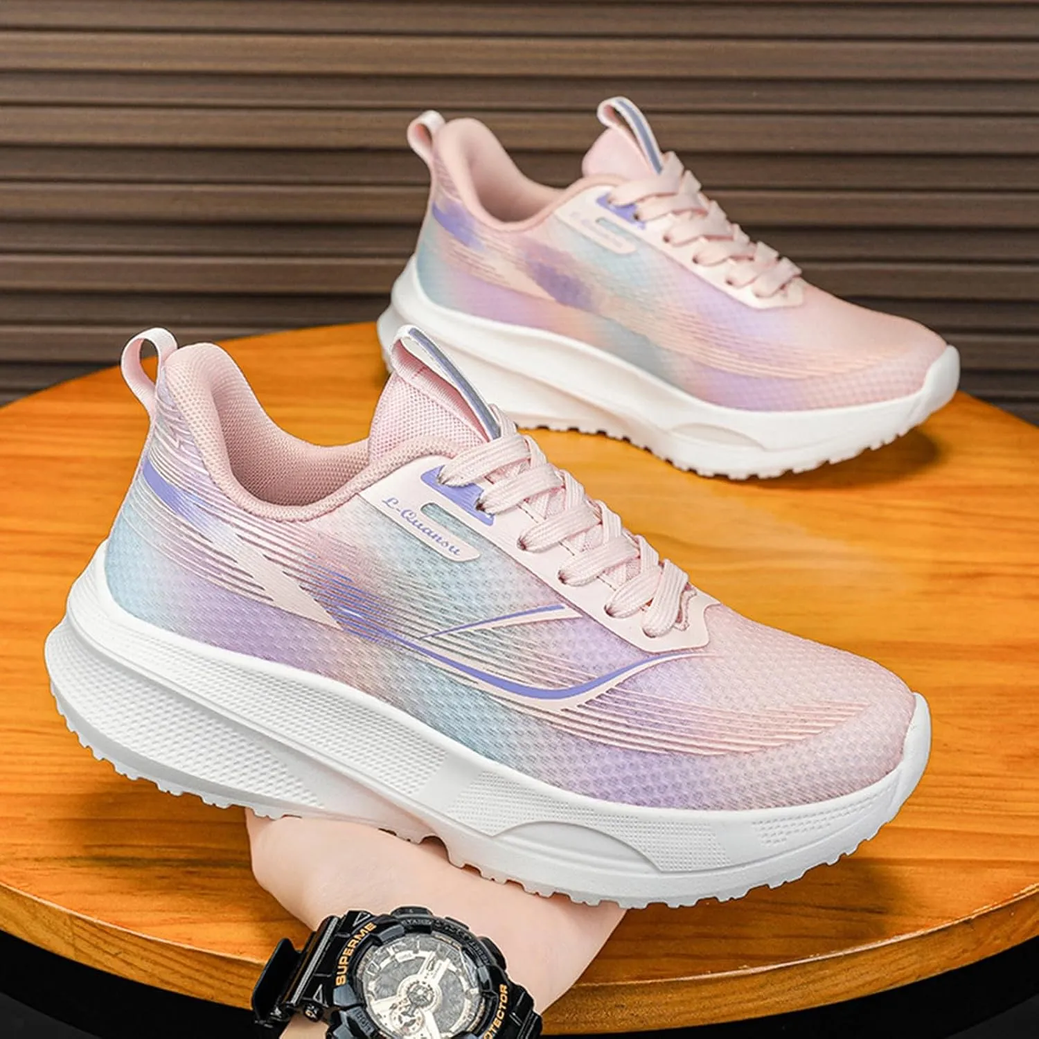 Walking Tennis Shoes for Women Comfortable Breathable Mesh Non Slip Sneakers Casual Lightweight Running Workout Shoes