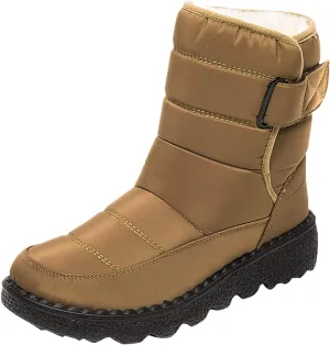 Winter Boots for Teens Waterproof Snow Boots Platform Short Rain Boots Comfortable Lightweight Hiking Boot Work Boots for Men