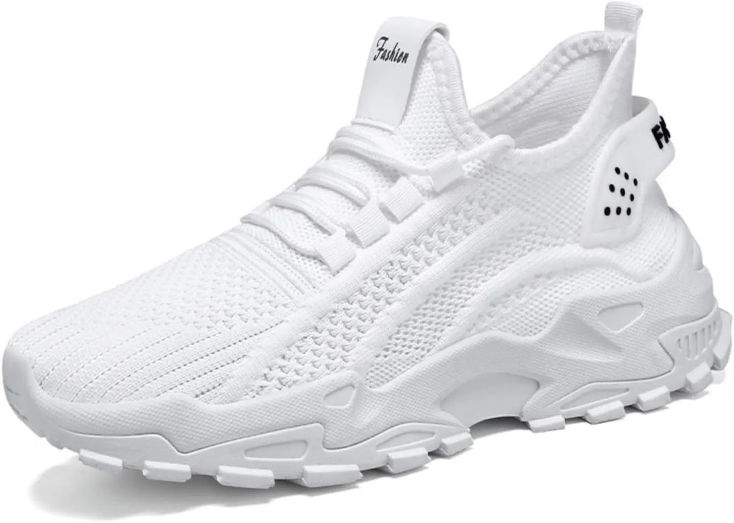 Women's Men's Athletic Sneakers Fashion Mesh Breathable Shoes,Thick Bottom Non-Slip Sports Sneakers,Lightweight Adjustable Soft Sole Comfort Footwear Outdoor Walking Gym Work Shoes