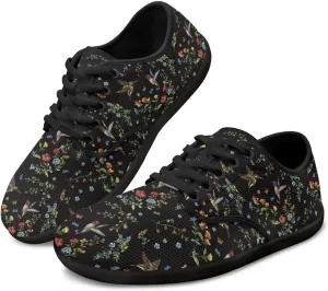 Women's Minimalist Barefoot Shoes Lightweight Mesh Sneakers Casual Walking Shoes Breathable Non-Slip Running Shoes Comfortable Low Top Footwear Work Flats
