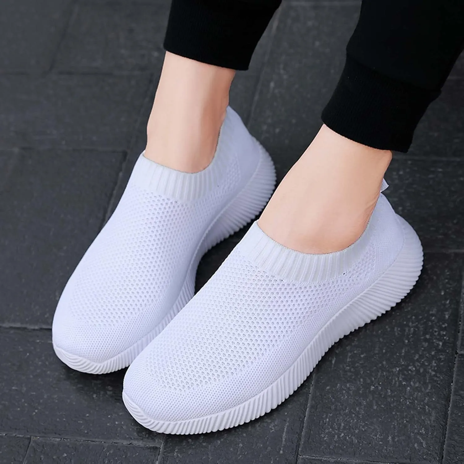 Womens Running Shoes Non Slip Walking Shoes Lightweight Fashion Sneakers Breathable Workout Shoes Comfortable Sneaker