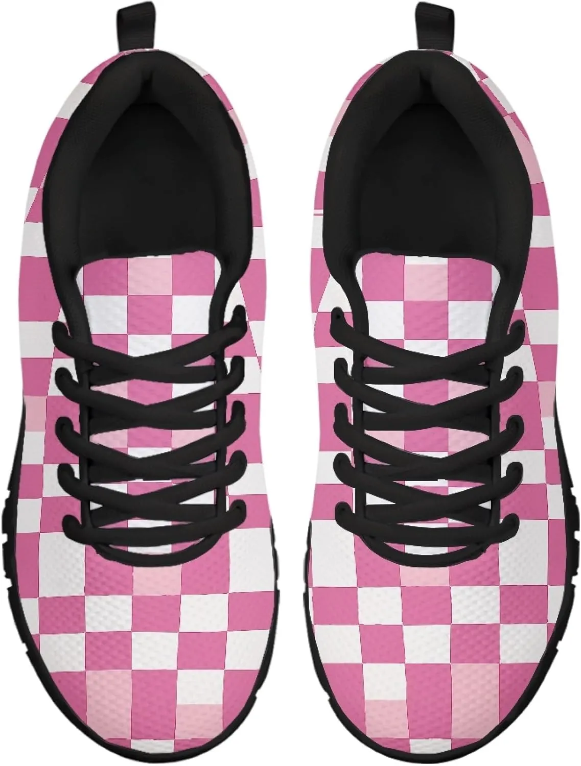 Womens Running Shoes Trainer Sports Causal Travel Sneaker Walking Low Heel Lace up Breathable Flexible Shoe