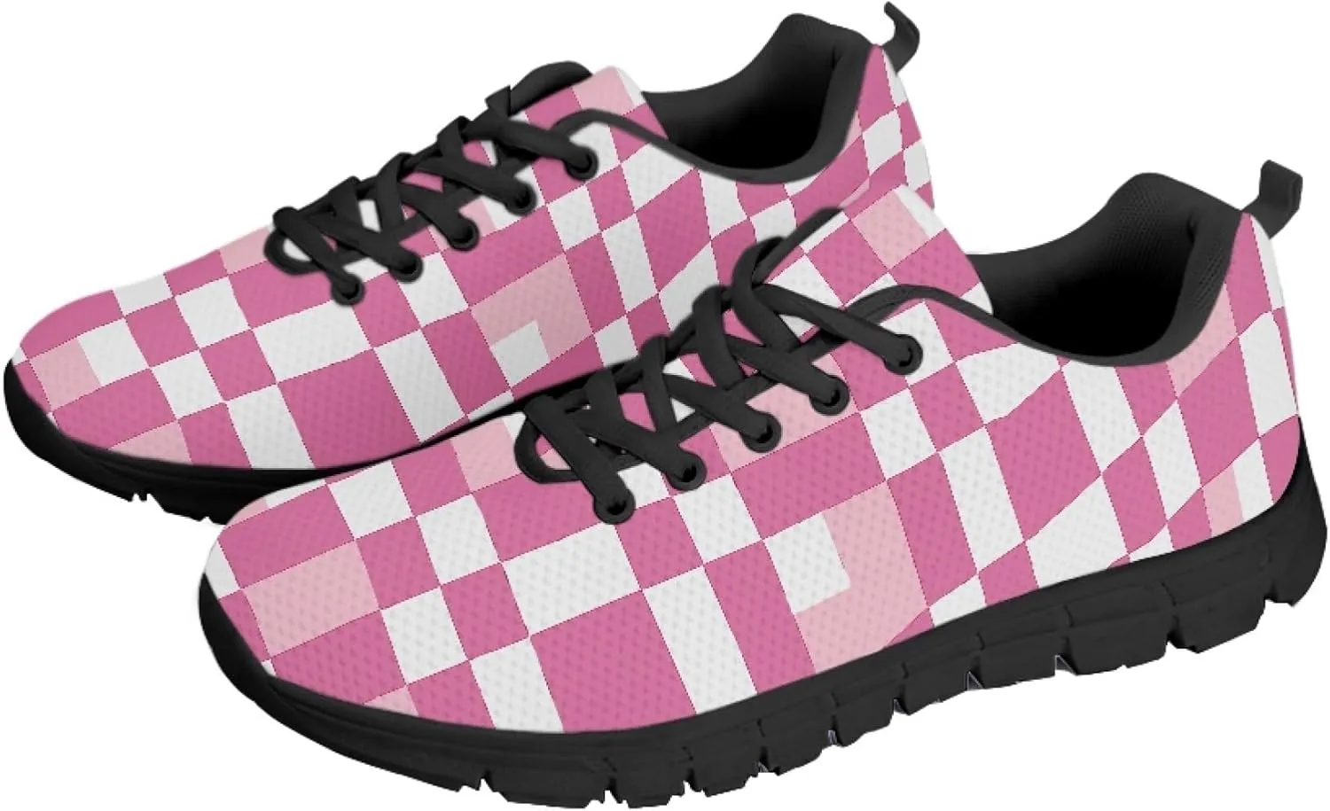Womens Running Shoes Trainer Sports Causal Travel Sneaker Walking Low Heel Lace up Breathable Flexible Shoe