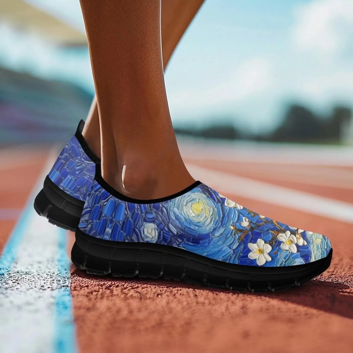 Women's Slip On Walking Shoes Fashion Casual Loafers Lightweight Travel Shoes