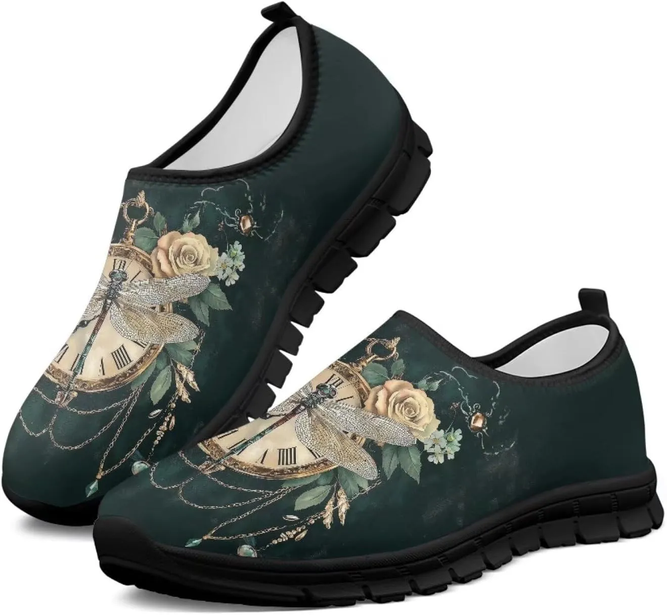 Women's Slip On Walking Shoes Fashion Casual Loafers Lightweight Travel Shoes