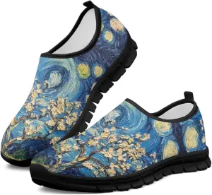 Women's Slip On Walking Shoes Fashion Casual Loafers Lightweight Travel Shoes