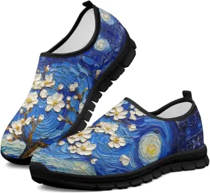 Women's Slip On Walking Shoes Fashion Casual Loafers Lightweight Travel Shoes