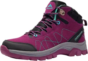 Womens Snow Boots Waterproof Winter Boots Non Slip Fully Fur Booties Casual Slip on Ankle Boots Outdoor Sneakers Winter Shoes