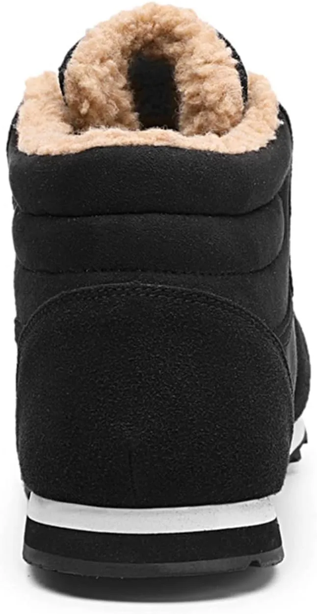 Womens Snow Boots Waterproof Winter Boots Non-slip Warm Fur Booties Casual Slip on Ankle Boots Outdoor Sneakers Winter Shoes