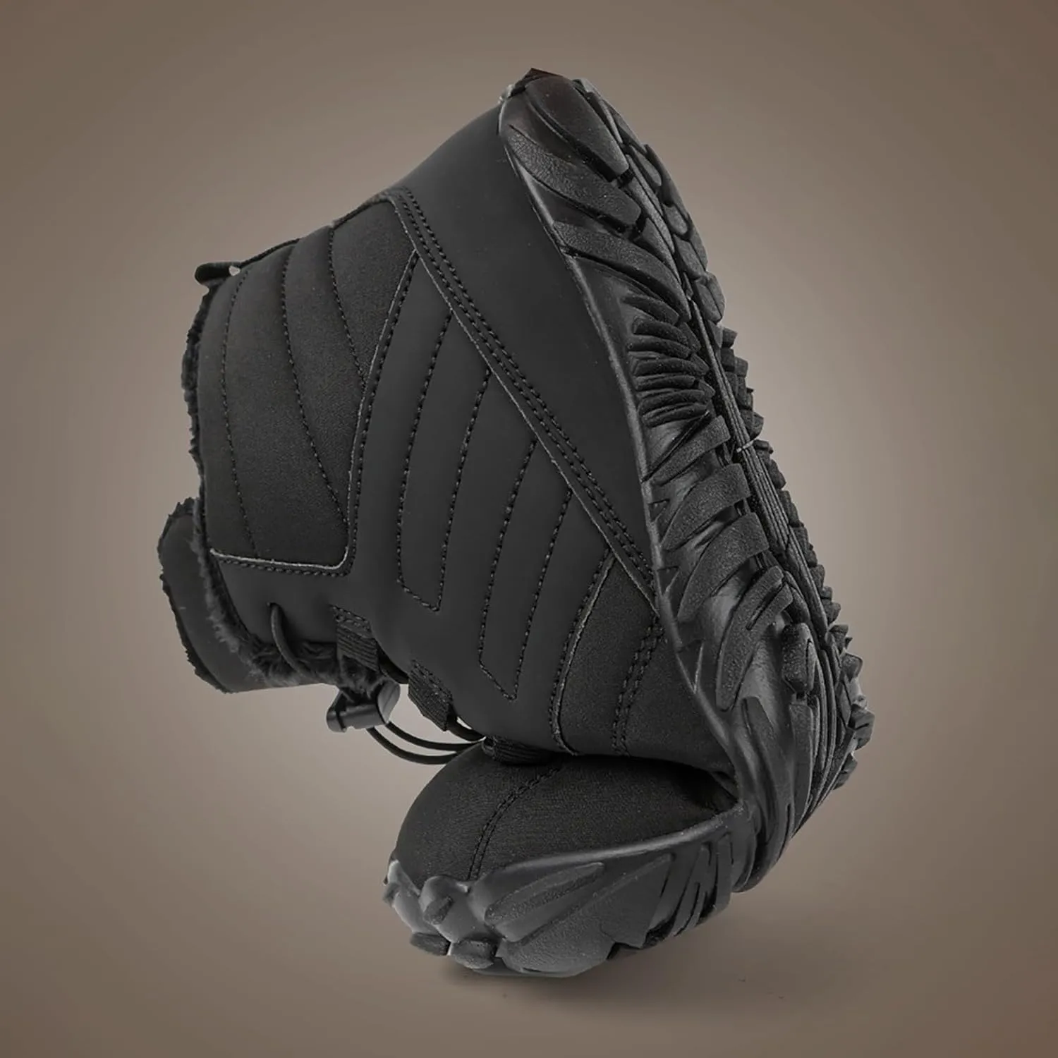 Womens Snow Boots Waterproof Winter Boots Non Slip Warm Fur Booties Casual Slip on Ankle Boots Outdoor Sneakers Winter Shoes