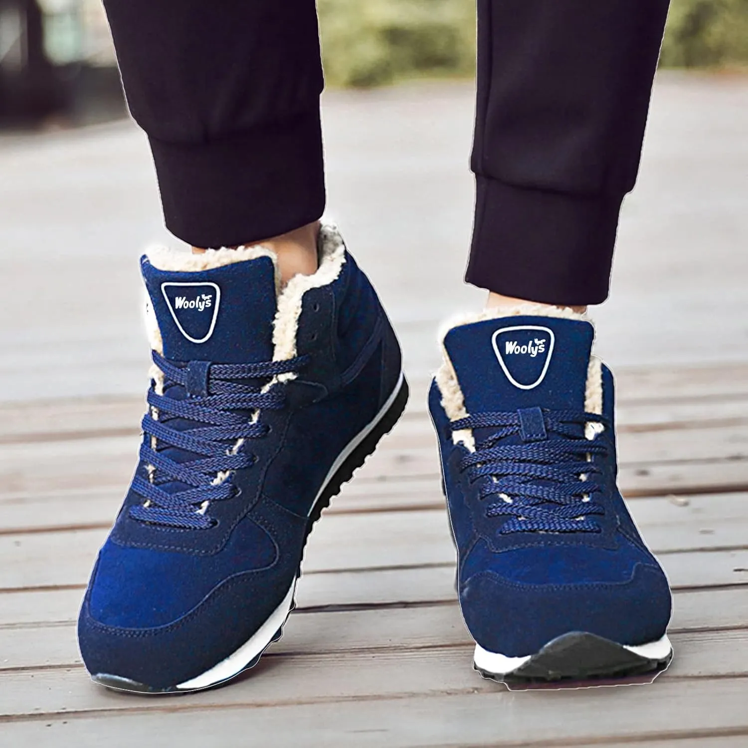 Womens Snow Boots Waterproof Winter Boots Non-slip Warm Fur Booties Casual Slip on Ankle Boots Outdoor Sneakers Winter Shoes