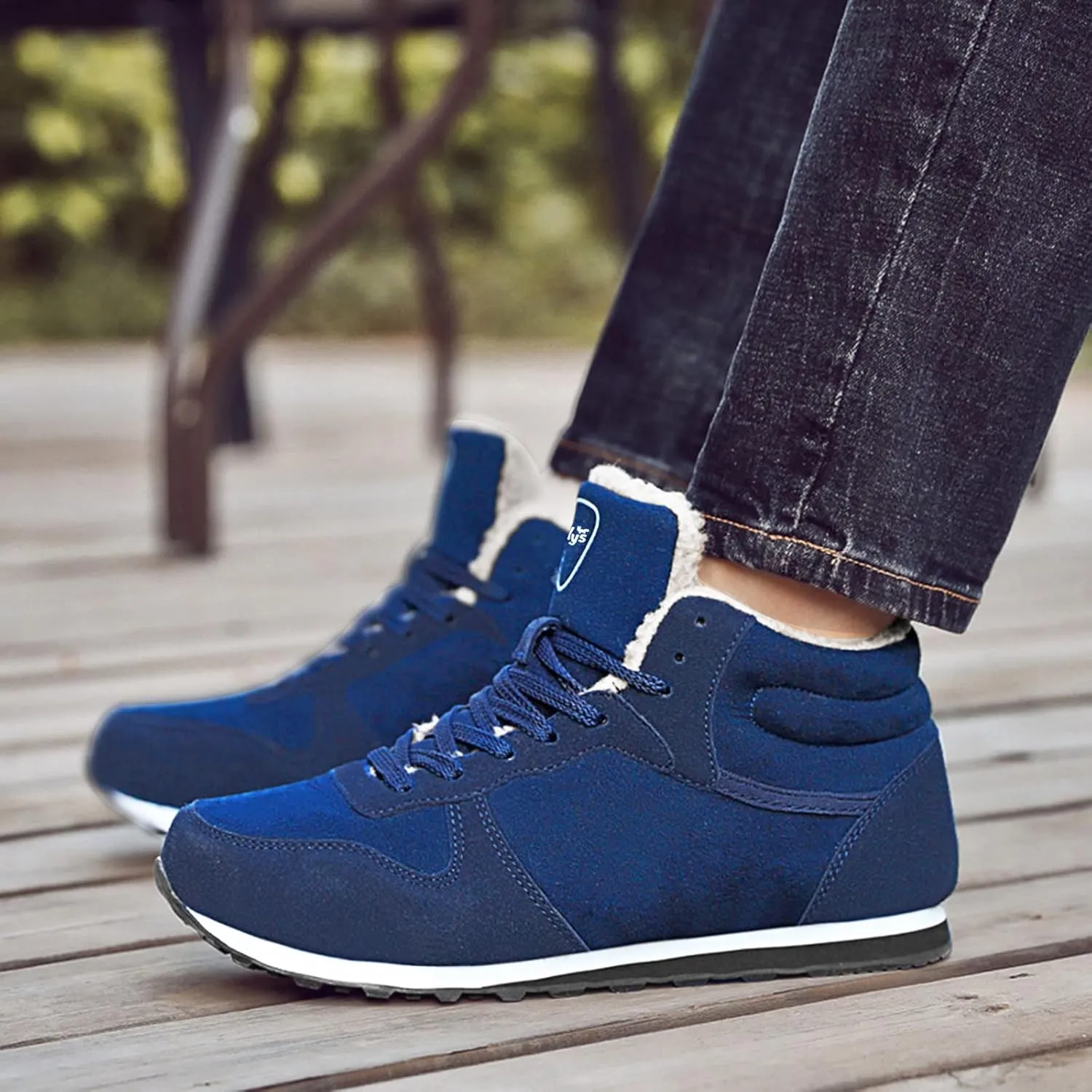 Womens Snow Boots Waterproof Winter Boots Non-slip Warm Fur Booties Casual Slip on Ankle Boots Outdoor Sneakers Winter Shoes