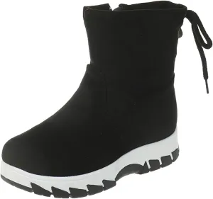 Womens Snow Boots Waterproof Winter Boots Non-slip Warm Fur Booties Lightweight Slip on Ankle Boots Outdoor Sneakers Winter Shoes
